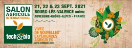 Rendez vous à Tech & Bio les 21, 22 & 23 septembre 2021 5 Rendez vous à Tech & Bio les 21, 22 & 23 septembre 2021 5