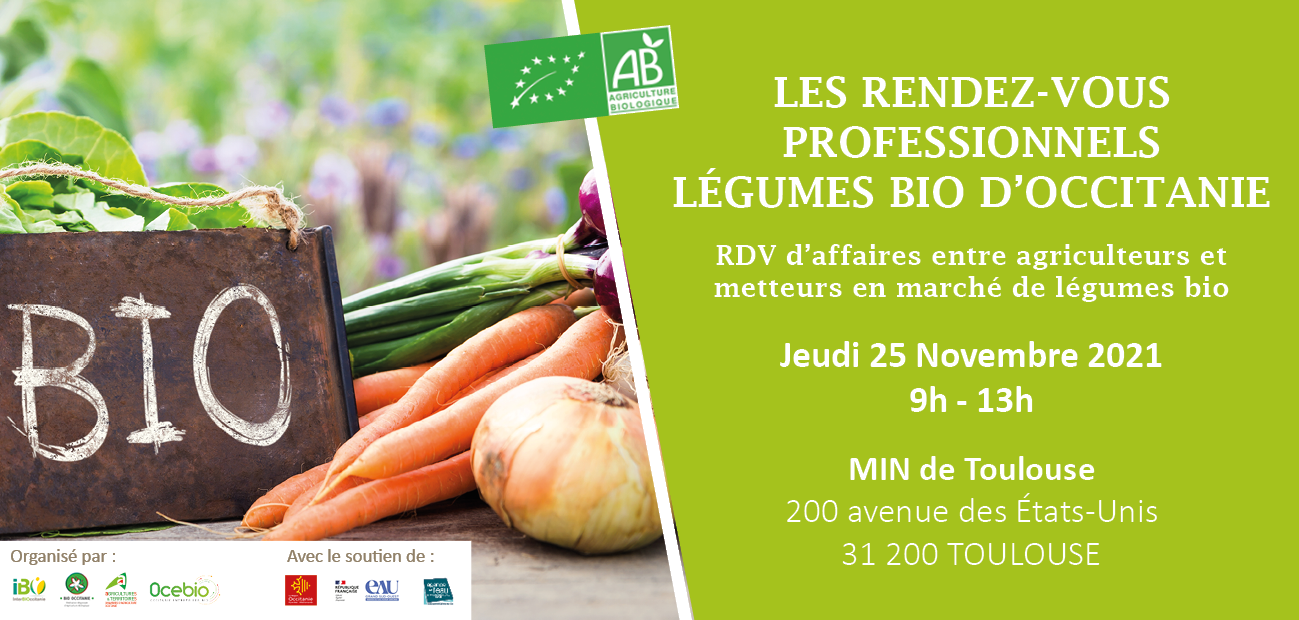 Les RDV Professionnels – légumes Bio d’Occitanie 1