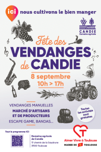 Ma Vie en bio by Occitanie à la Fête des Vendanges au Domaine de Candie le dimanche 8 septembre 1