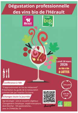 Présentation des annuaires de fournisseurs bio pour la restauration commerciale, le 30 mars à Montpellier 3 Présentation des annuaires de fournisseurs bio pour la restauration commerciale, le 30 mars à Montpellier 3