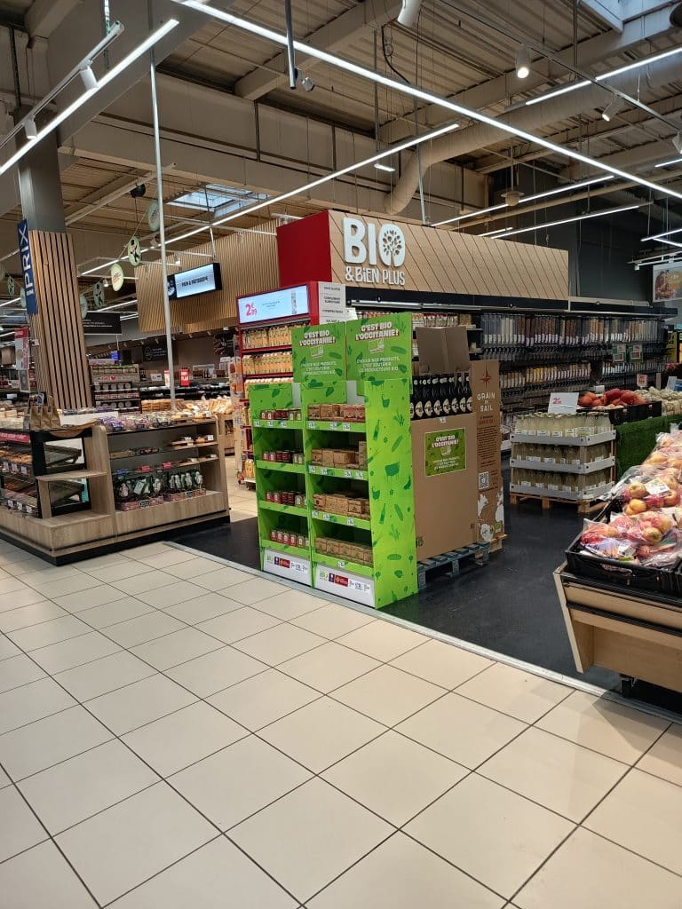 Le bio régional se met en avant en rayon avec Carrefour en Occitanie 3